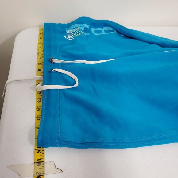 Vintage Aeropostale Womens Y2K Low Rise Sweatpants Size L Blue Spellout 90S - Picture 7 of 16